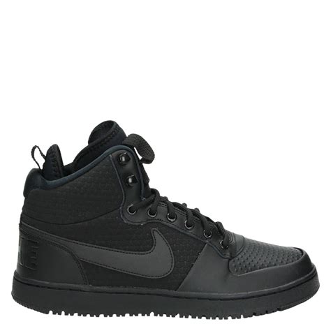 zwarte nike schoenen hoog|nike zwarte sneakers.